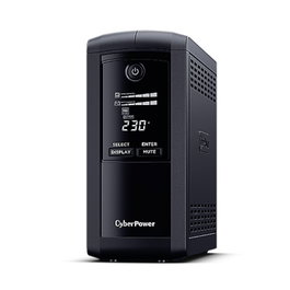 CyberPower Sai Línea Interactiva VP1000ELCD 1000VA-550W 4 Salidas Formato Torre